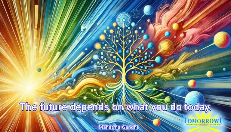 Read more about the article “The future depends on what you do today.” — Mahatma Gandhi