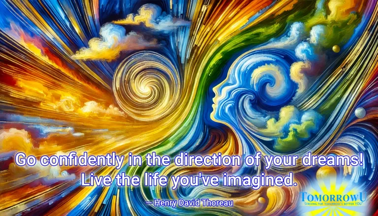 Read more about the article “Go confidently in the direction of your dreams! Live the life you’ve imagined.” — Henry David Thoreau