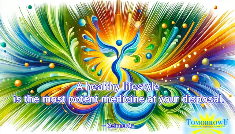 Read more about the article “A healthy lifestyle is the most potent medicine at your disposal.” — Mehmet Oz