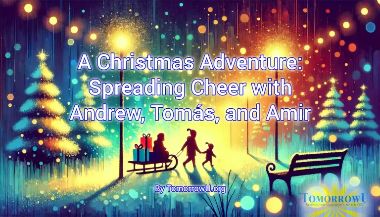 Read more about the article “A Christmas Adventure: Spreading Cheer with Andrew, Thomas, and Amir” by TomorrowU.org