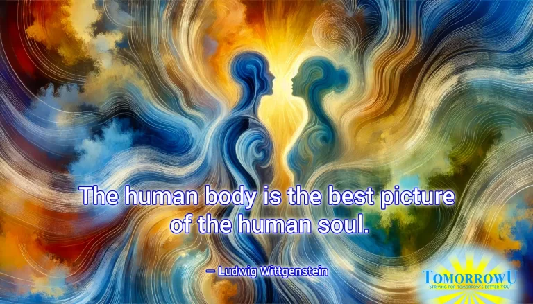 Read more about the article “The human body is the best picture of the human soul.” — Ludwig Wittgenstein