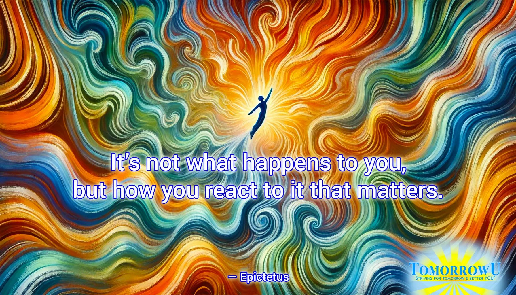 You are currently viewing “It’s not what happens to you, but how you react to it that matters.” —Epictetus