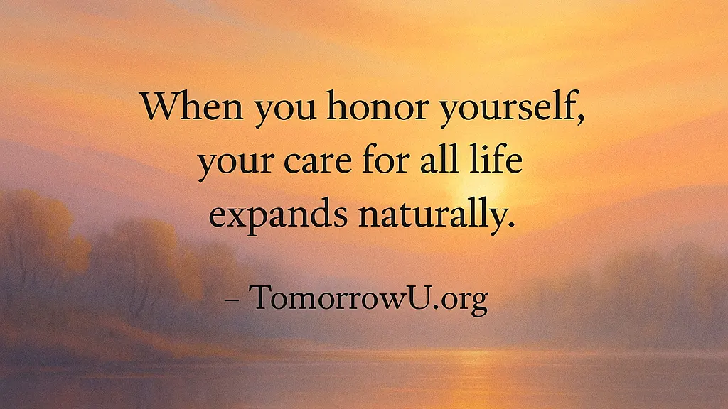 You are currently viewing True Love Begins with Self-Respect: Expanding Care Through Inner Honor”