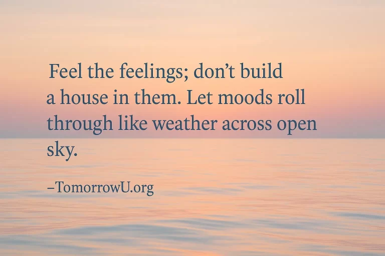 Read more about the article Let Feelings Flow, Not Define You