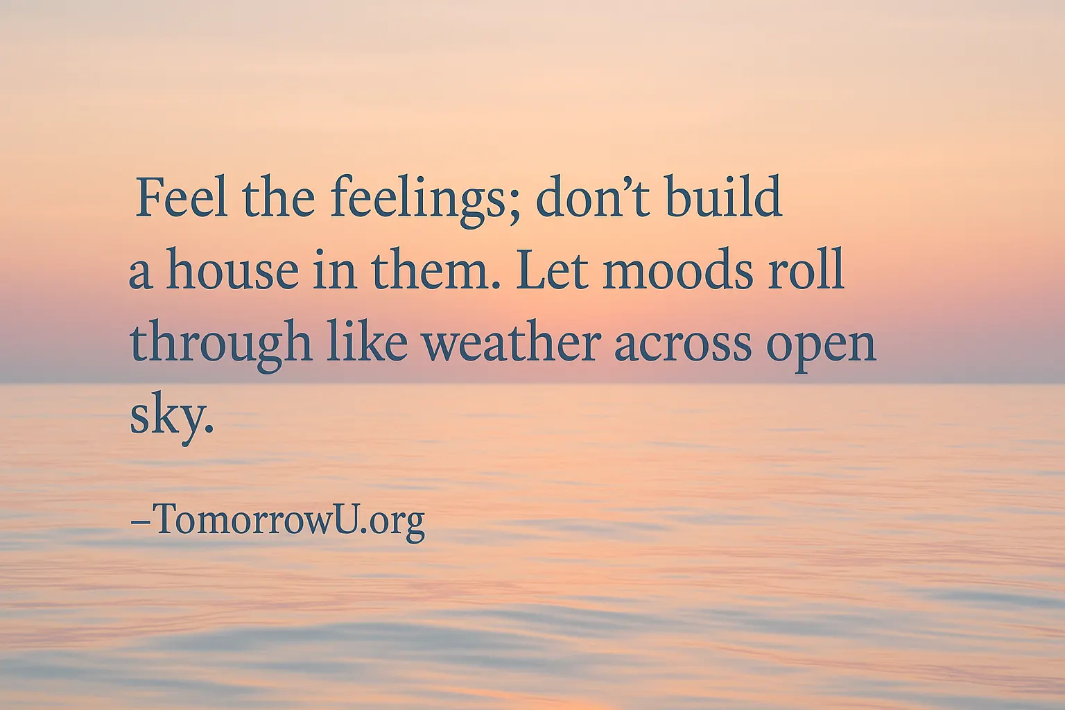 You are currently viewing Let Feelings Flow, Not Define You