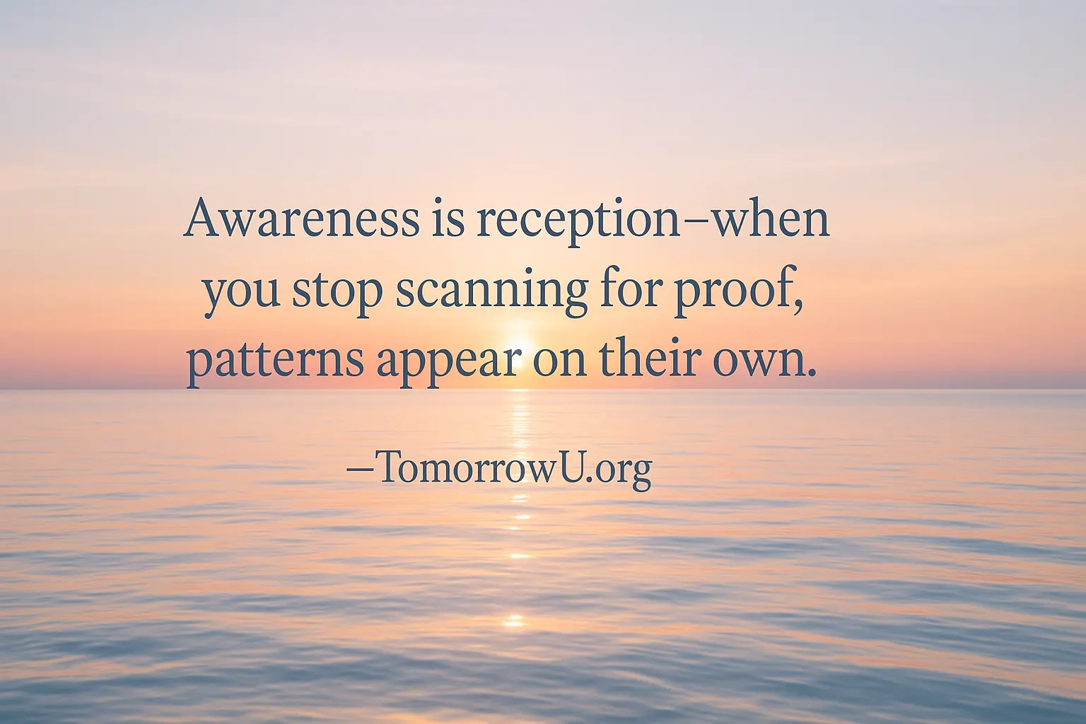 You are currently viewing The Quiet Signal of Awareness