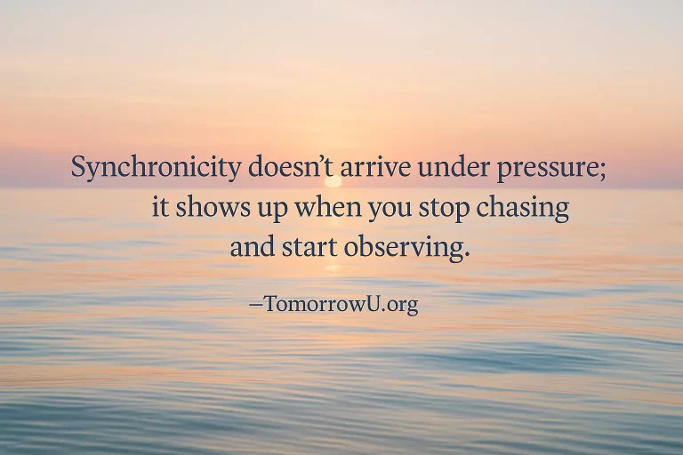 Read more about the article When You Stop Searching, Life Starts Speaking