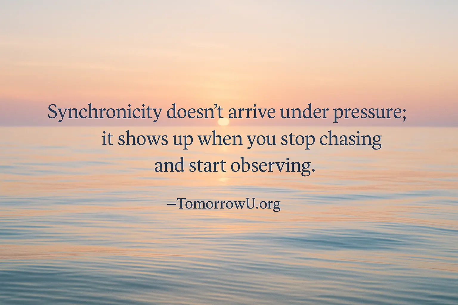 You are currently viewing When You Stop Searching, Life Starts Speaking