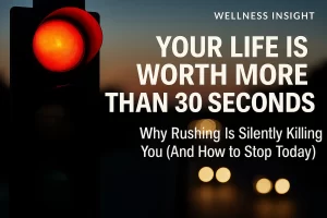 Read more about the article Your Life Is Worth More Than 30 Seconds: Why Rushing Is Silently Killing You (And How to Stop Today)