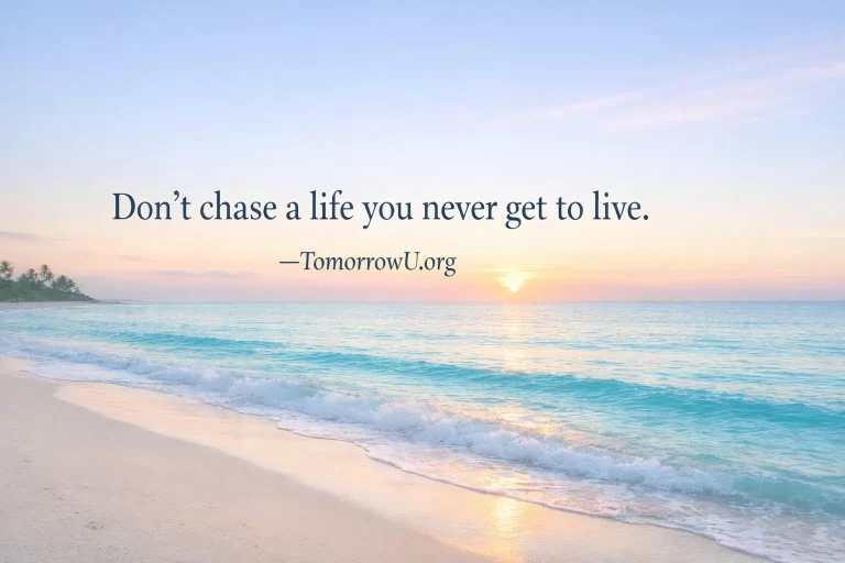 Read more about the article Don’t Chase What Passes You By