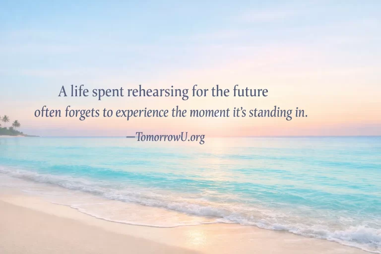 Read more about the article Living Before the Checklist Is Complete