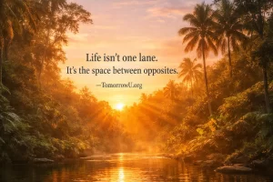 Read more about the article Between Opposites, Life Finds Its Shape