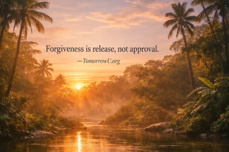 Read more about the article Forgiveness: Freedom Without Agreement