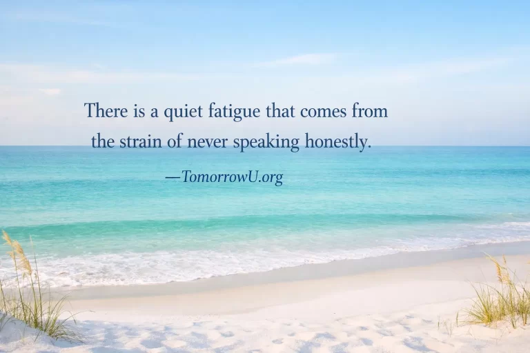 Read more about the article The Quiet Fatigue of Hiding Your Truth