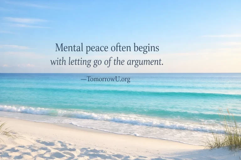 Read more about the article When the Mind Stops Debating, Peace Begins