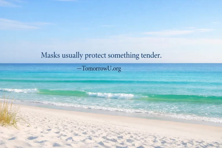 Read more about the article The Tender Truth Behind Our Masks