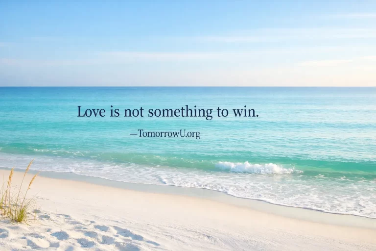 Read more about the article Love Is Not a Competition
