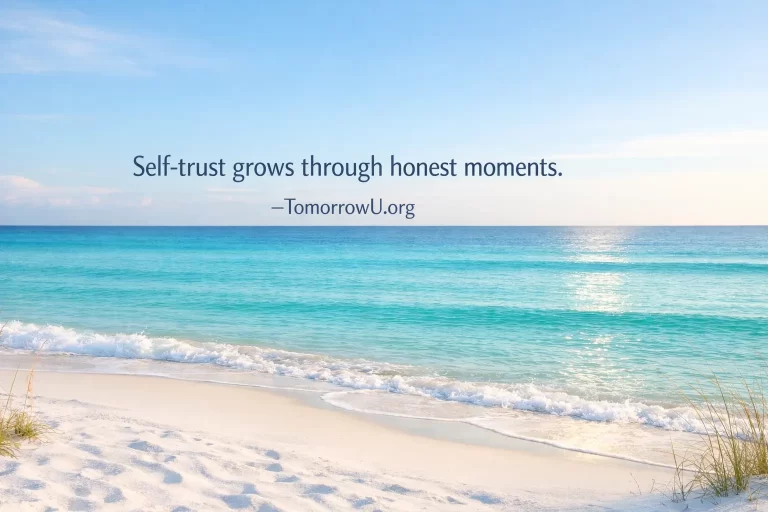 Read more about the article Self-Trust: The Quiet Strength of Honest Alignment