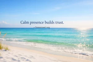 Read more about the article Calm Presence: The Quiet Language of Trust