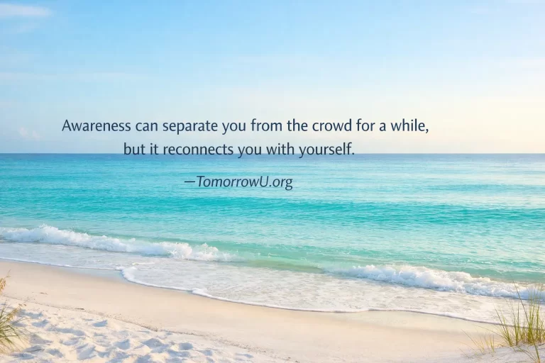 Read more about the article The Quiet Loneliness of Awareness