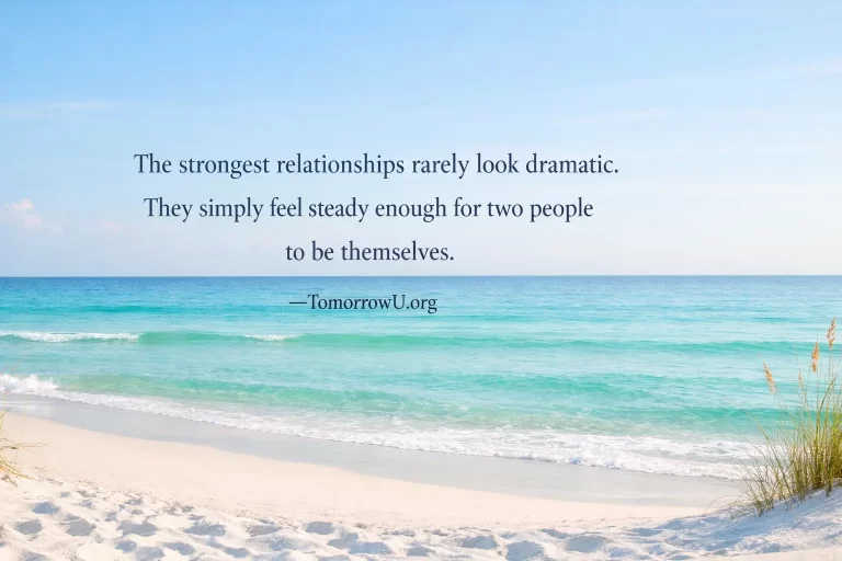 Read more about the article When Love Feels Steady