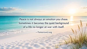 Read more about the article Peace Becomes the Ground You Stand On