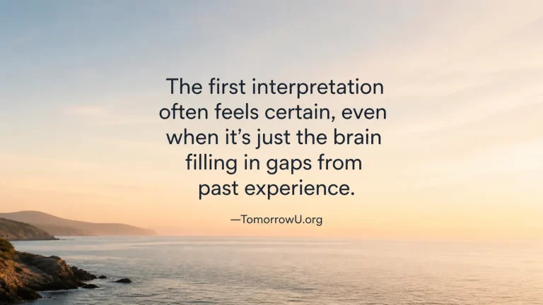 Read more about the article The First Thought Isn’t Always the Truth