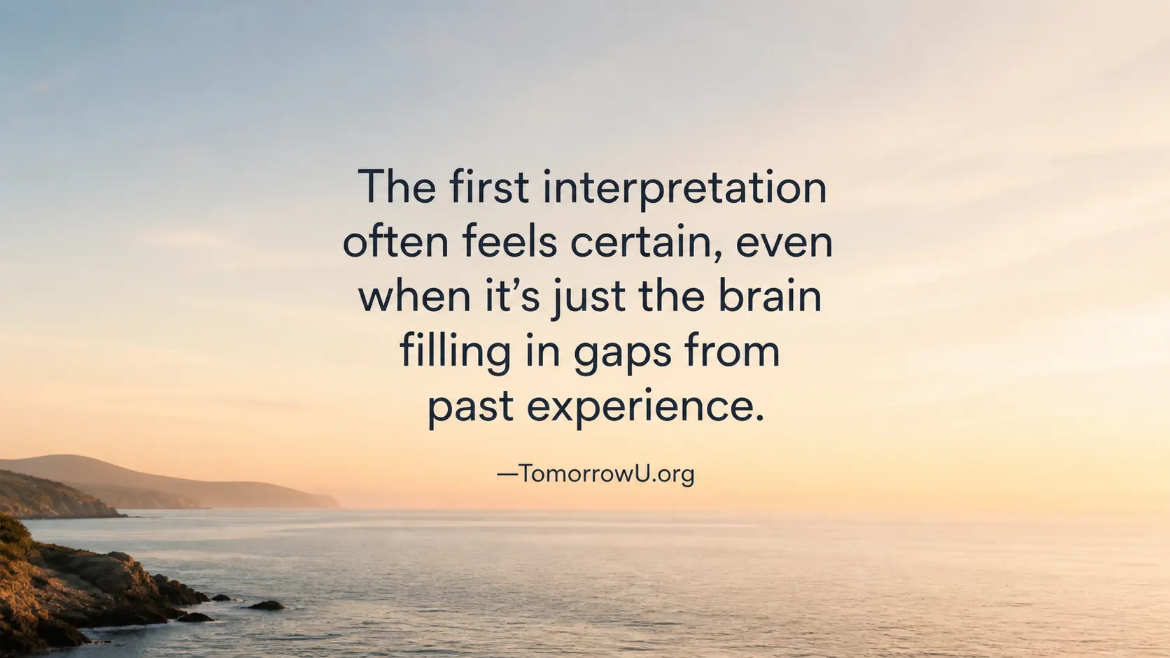 You are currently viewing The First Thought Isn’t Always the Truth