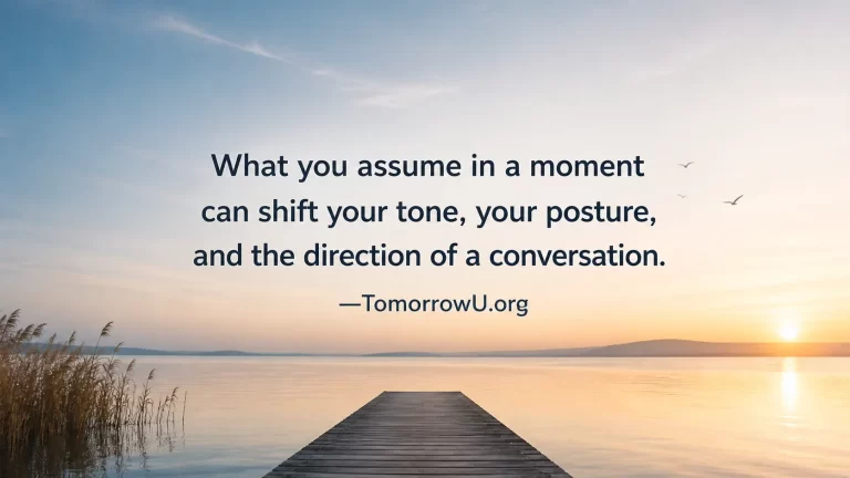 Read more about the article Assumptions Quietly Shape Interactions