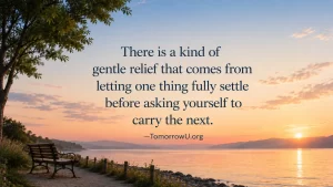 Read more about the article Letting One Settle