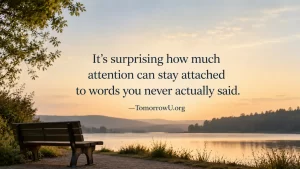 Read more about the article Words You Never Said