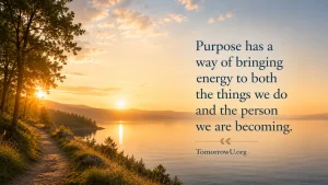 Read more about the article Energy from Purpose
